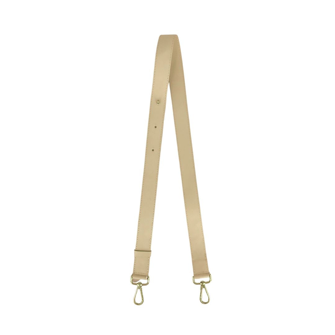 Leather strap - beige