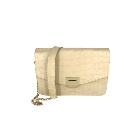 Sophie medium bag -  beige croco embossed