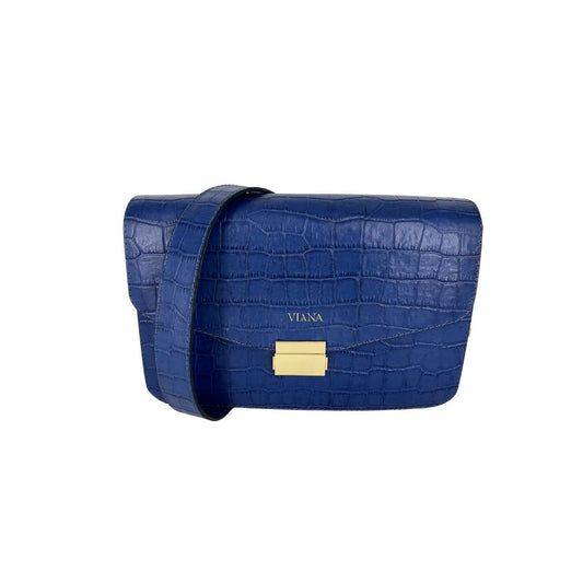 Sophie medium bag - blue croco embossed